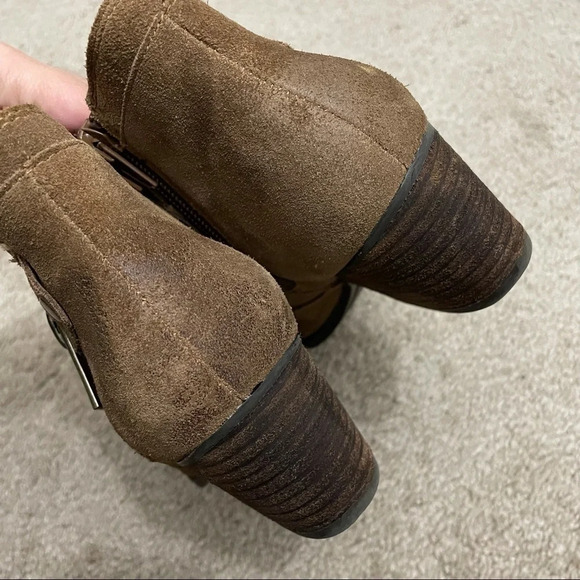 Women’s Pointed Toe Block Heel Ankle Boots size 5 - Picture 7 of 13